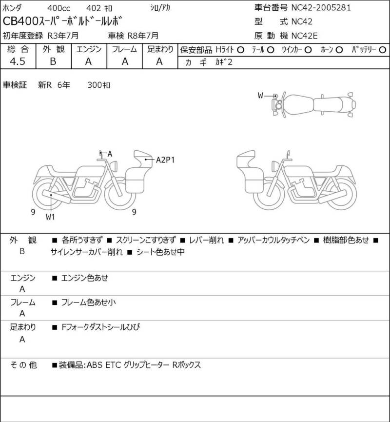 Карта повреждений