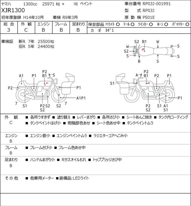 Карта повреждений