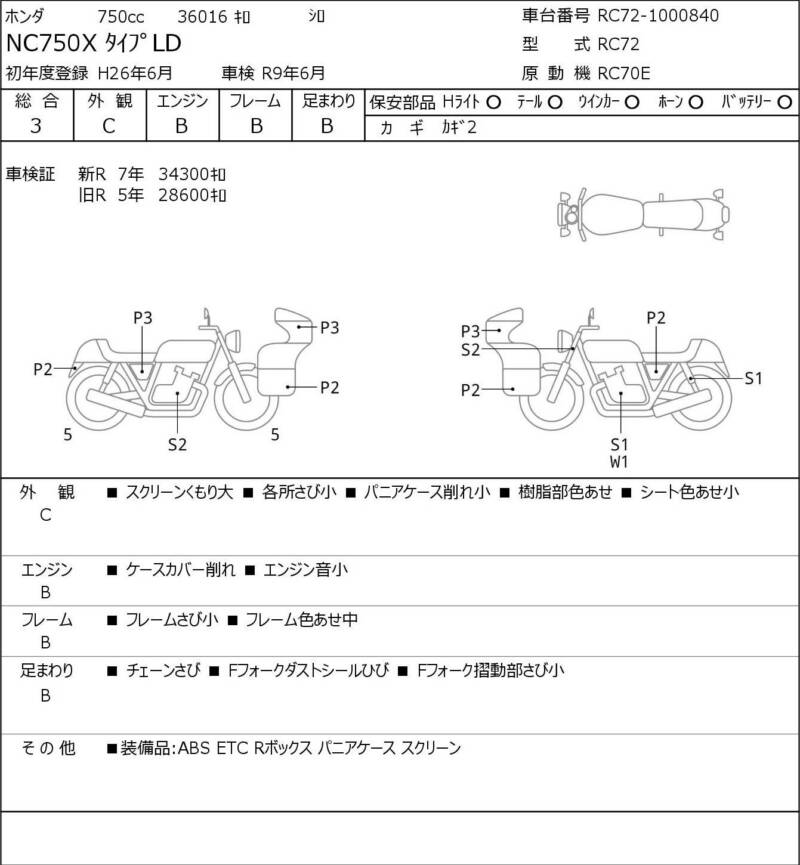 Карта повреждений