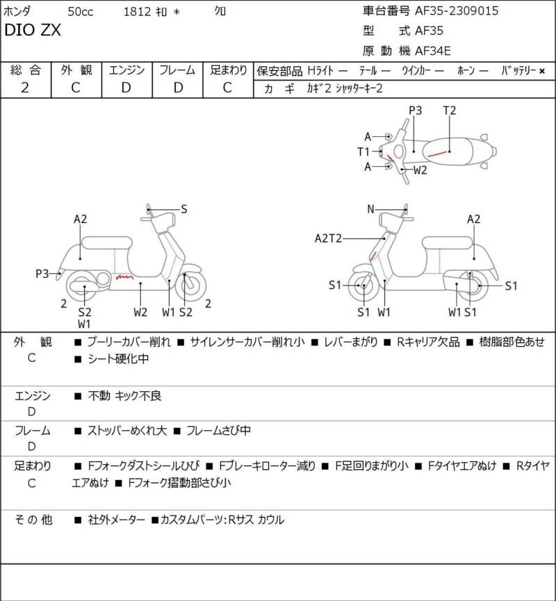 Карта повреждений