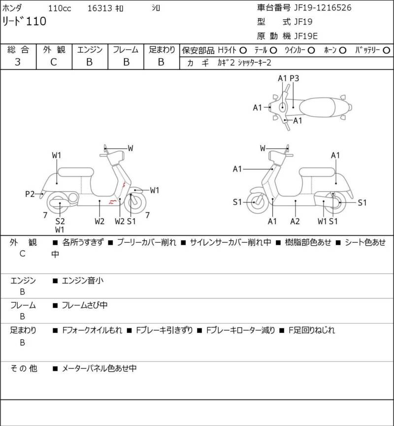 Карта повреждений