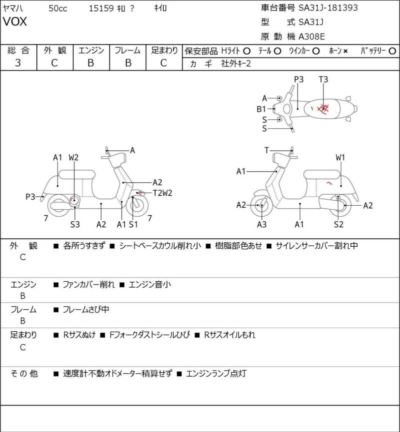 Карта повреждений