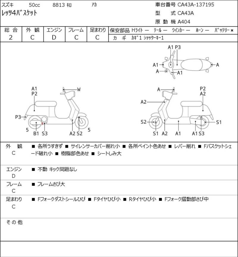 Карта повреждений
