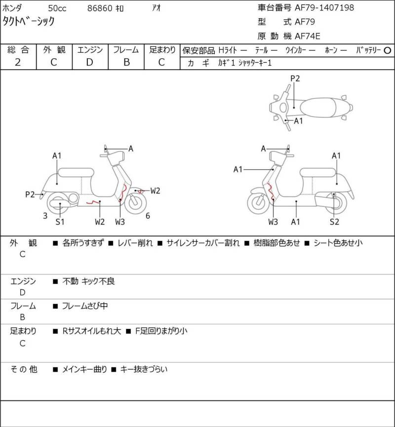 Карта повреждений