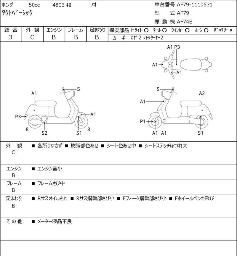 Карта повреждений