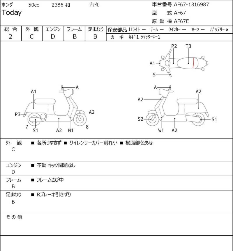 Карта повреждений
