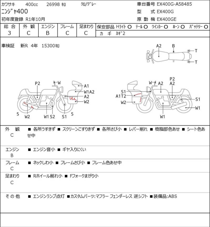 Карта повреждений