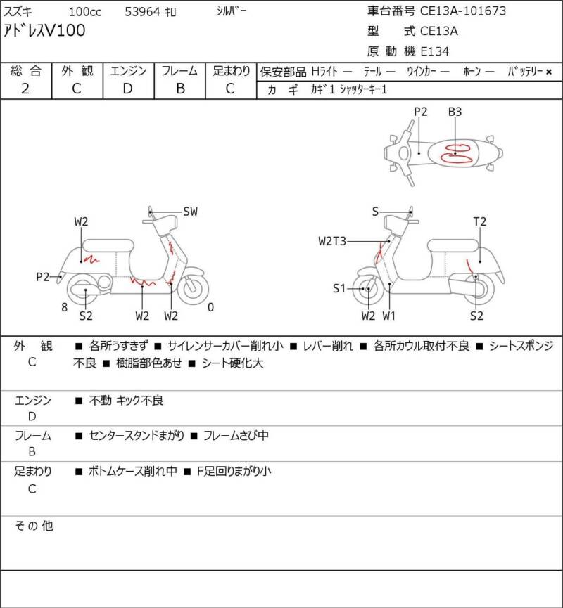 Карта повреждений