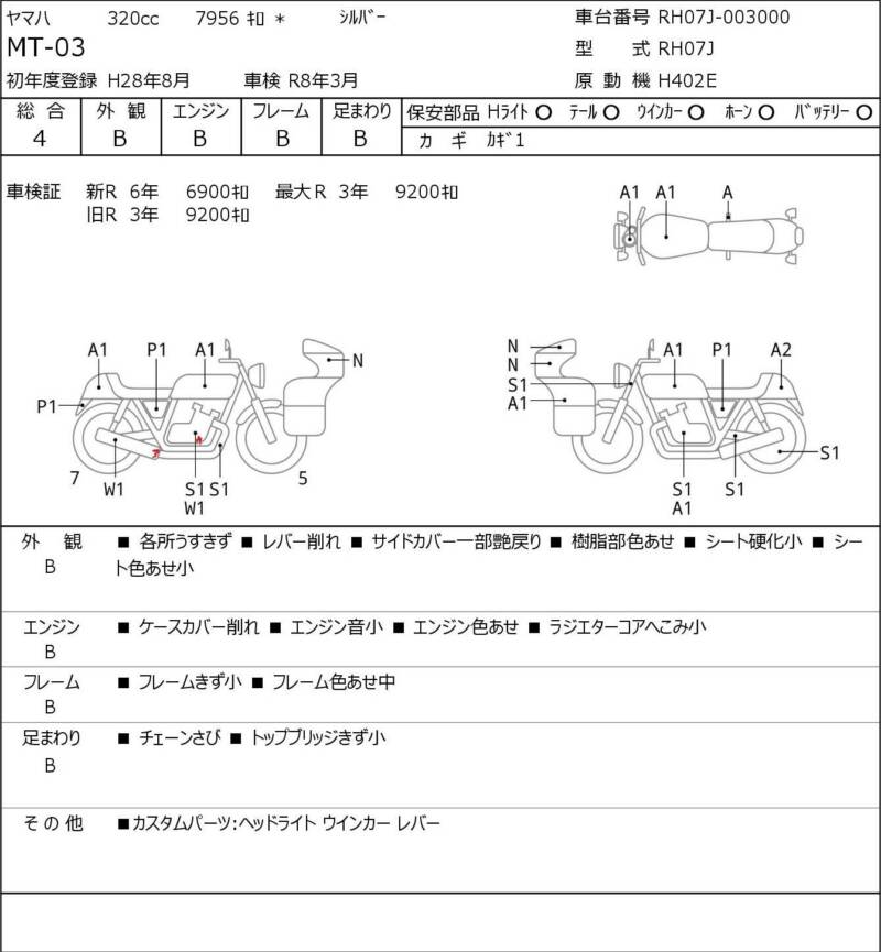 Карта повреждений