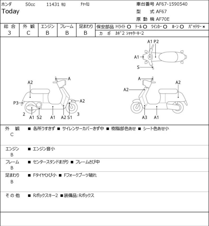 Карта повреждений