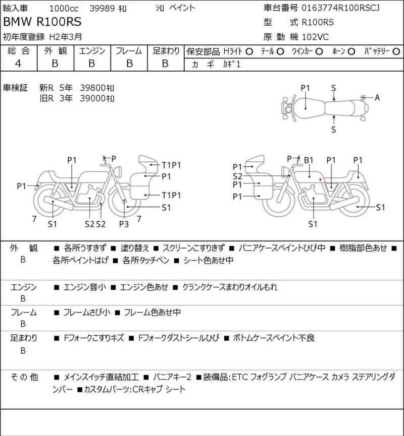 Карта повреждений