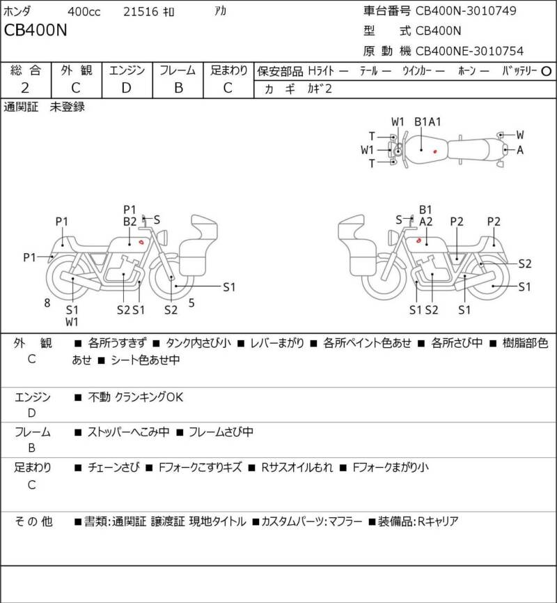 Карта повреждений