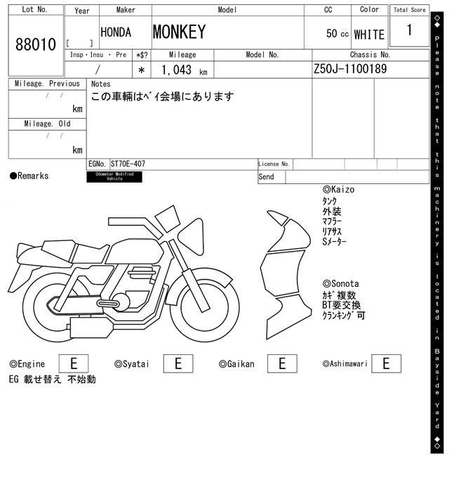 Карта повреждений