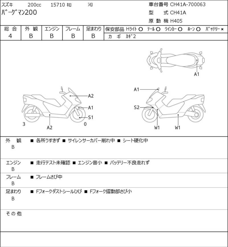 Карта повреждений