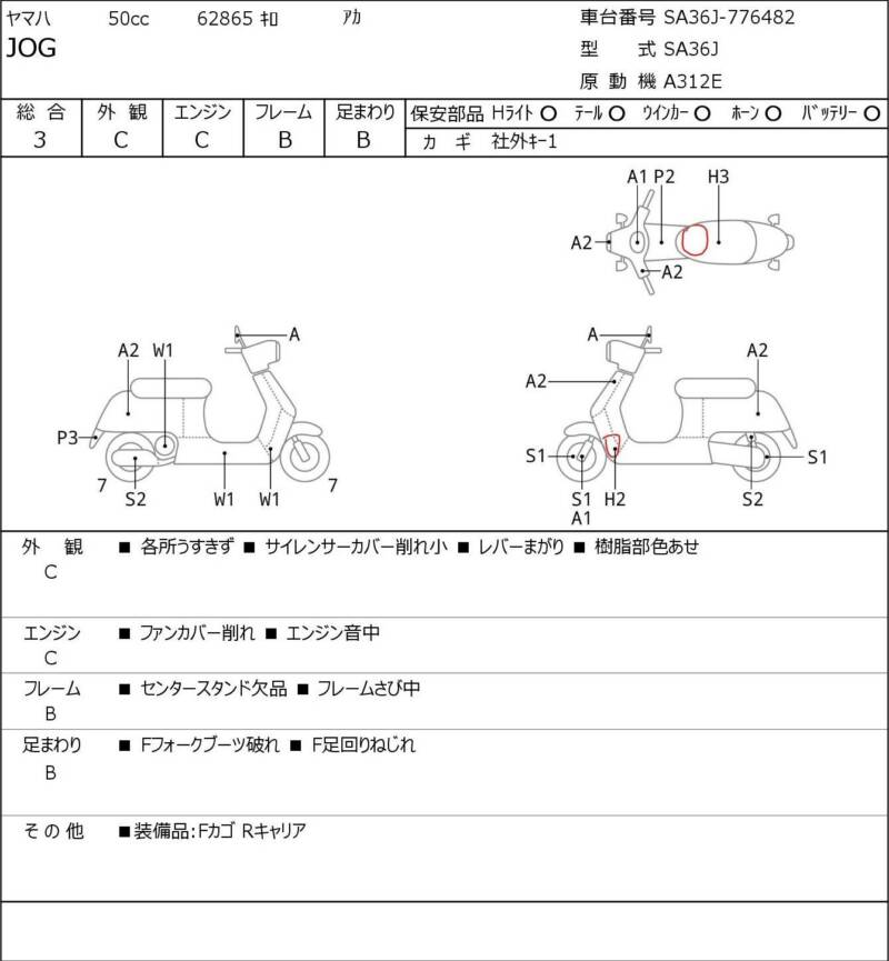 Карта повреждений
