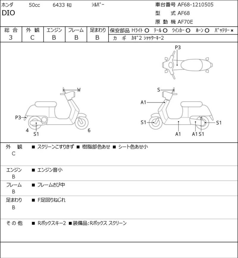 Карта повреждений
