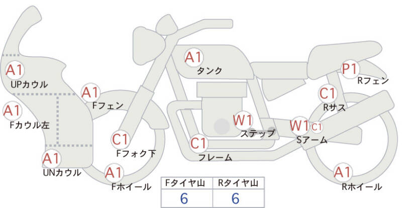 Карта повреждений
