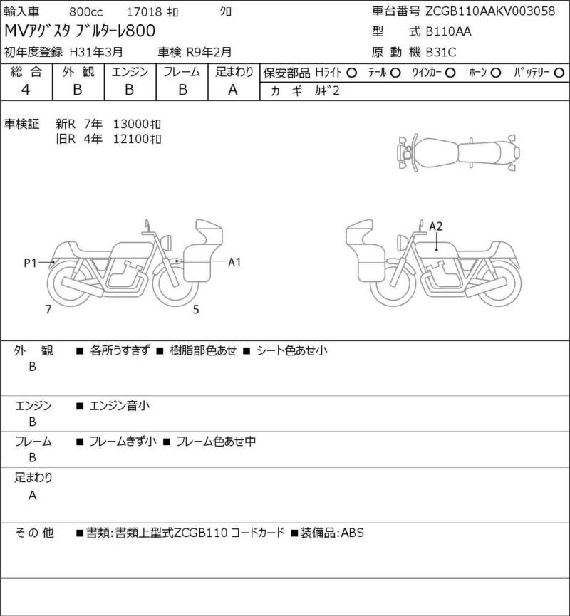 Карта повреждений