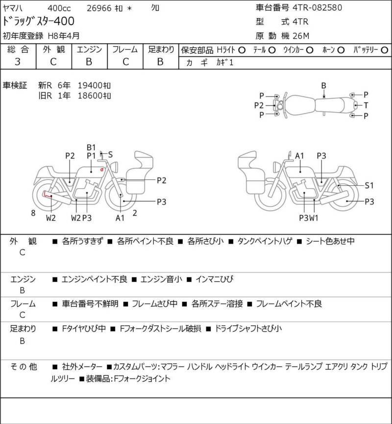 Карта повреждений