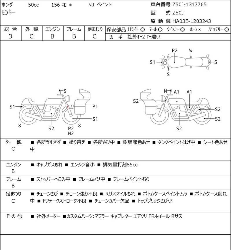 Карта повреждений