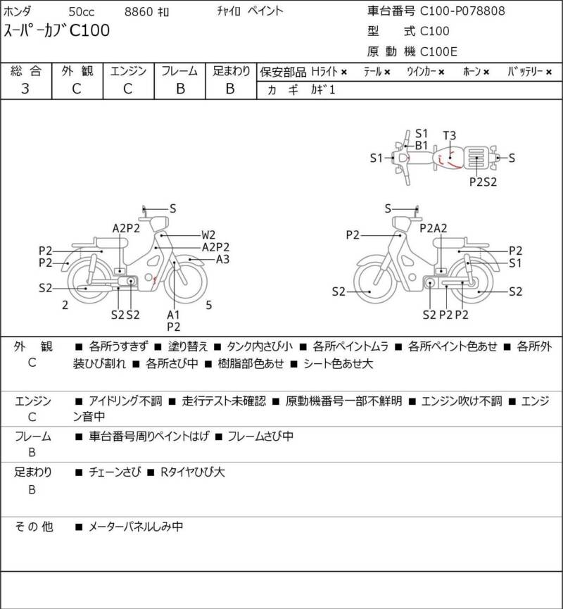 Карта повреждений