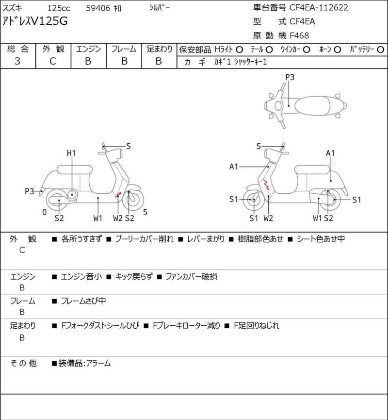 Карта повреждений