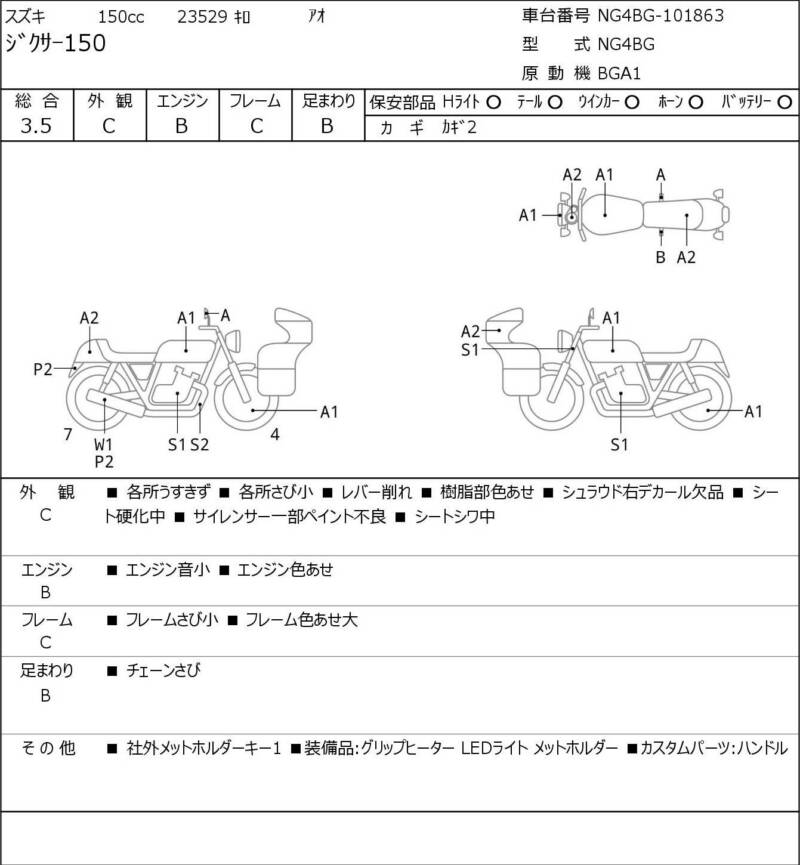 Карта повреждений