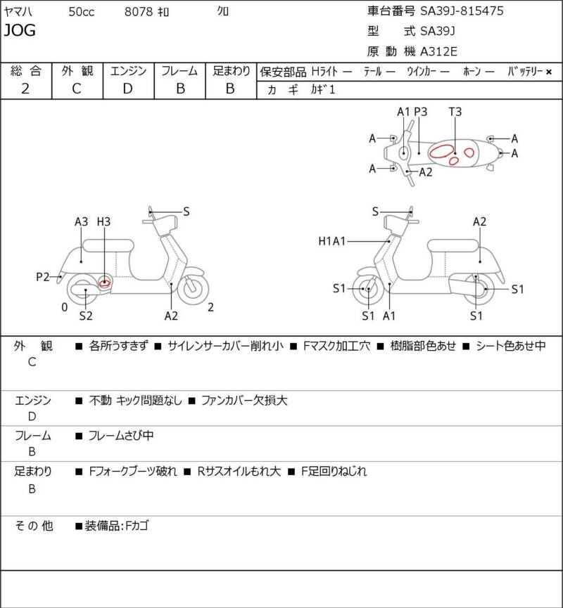 Карта повреждений