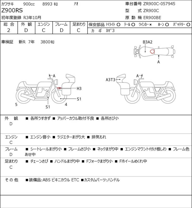 Карта повреждений