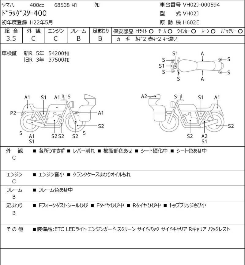 Карта повреждений