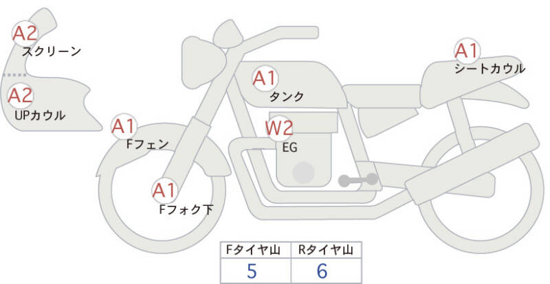 Карта повреждений