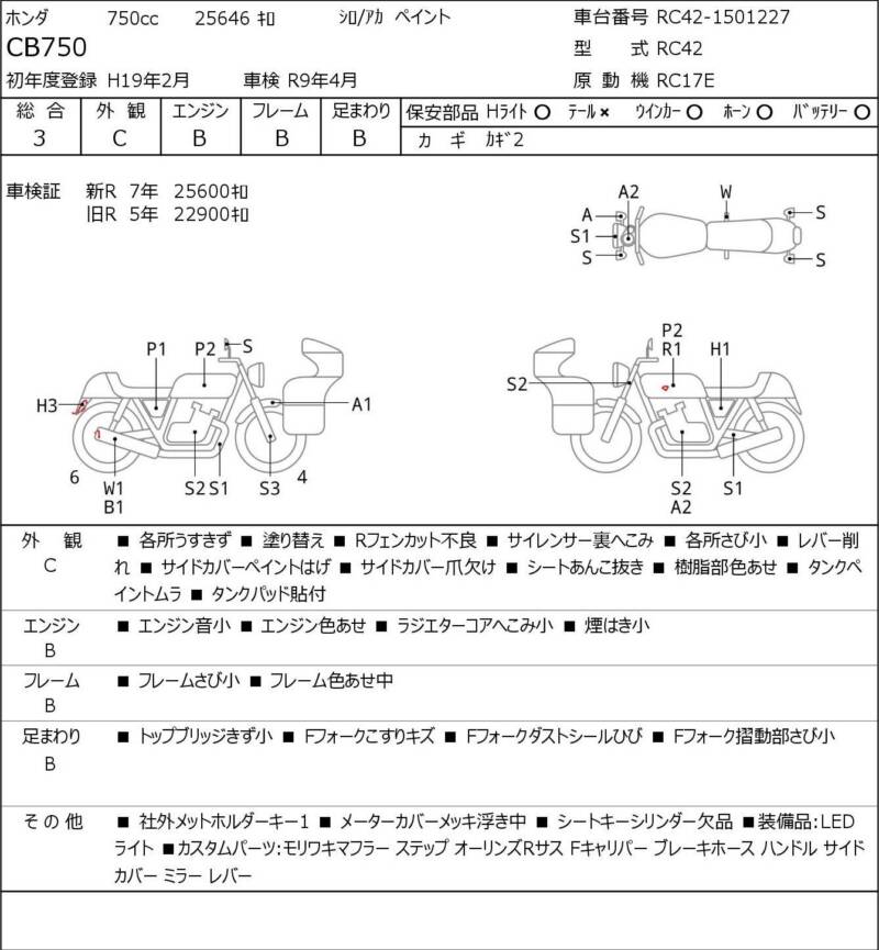Карта повреждений