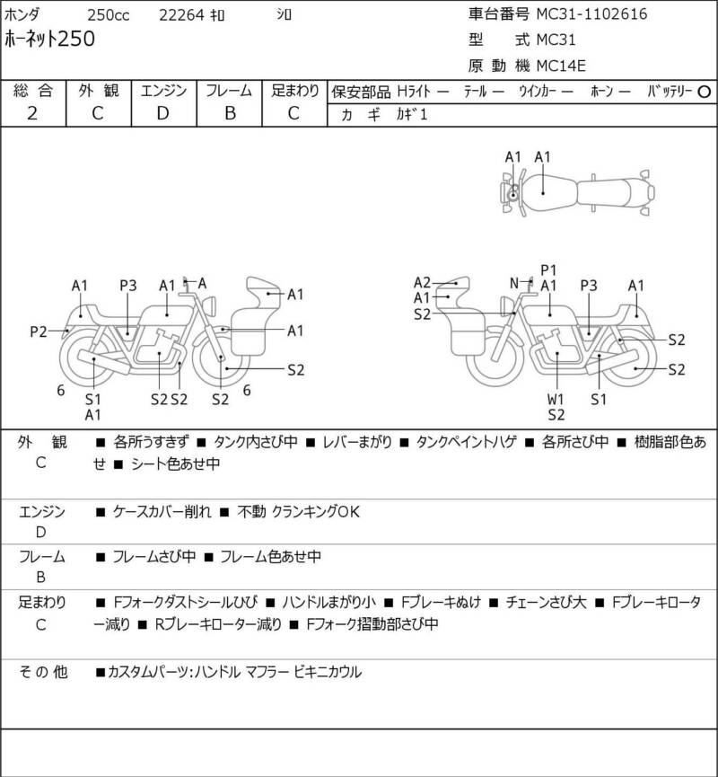 Карта повреждений