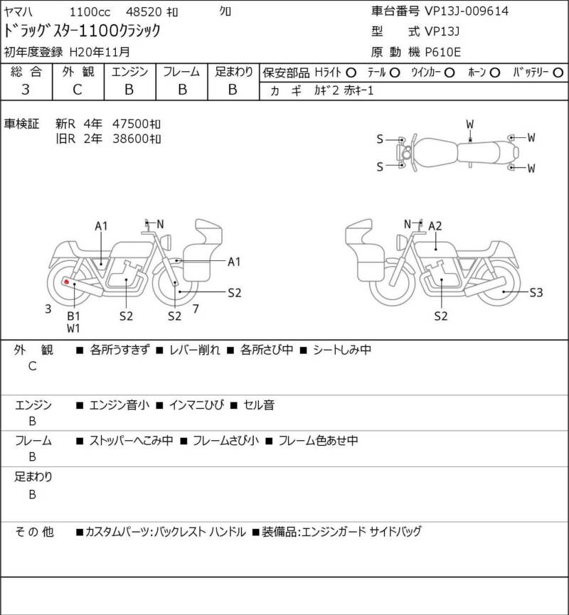Карта повреждений