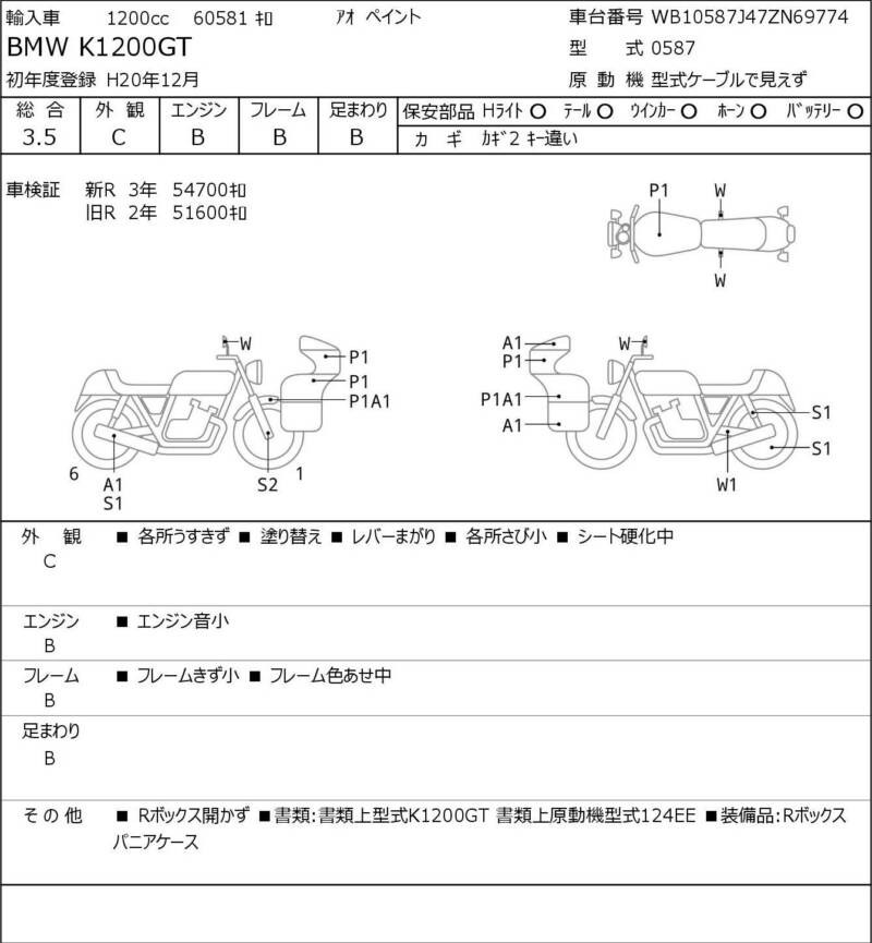 Карта повреждений