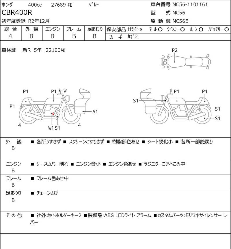 Карта повреждений