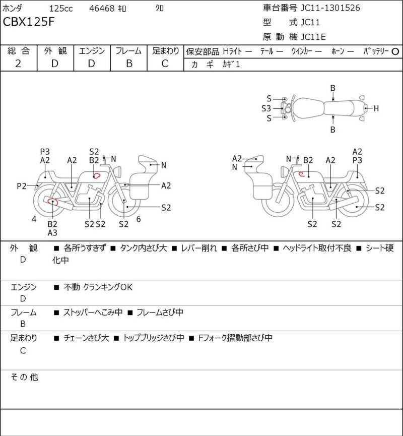 Карта повреждений