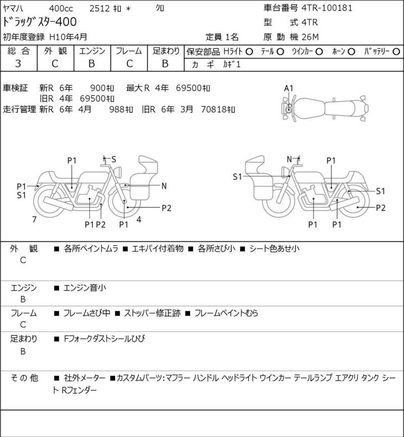 Карта повреждений