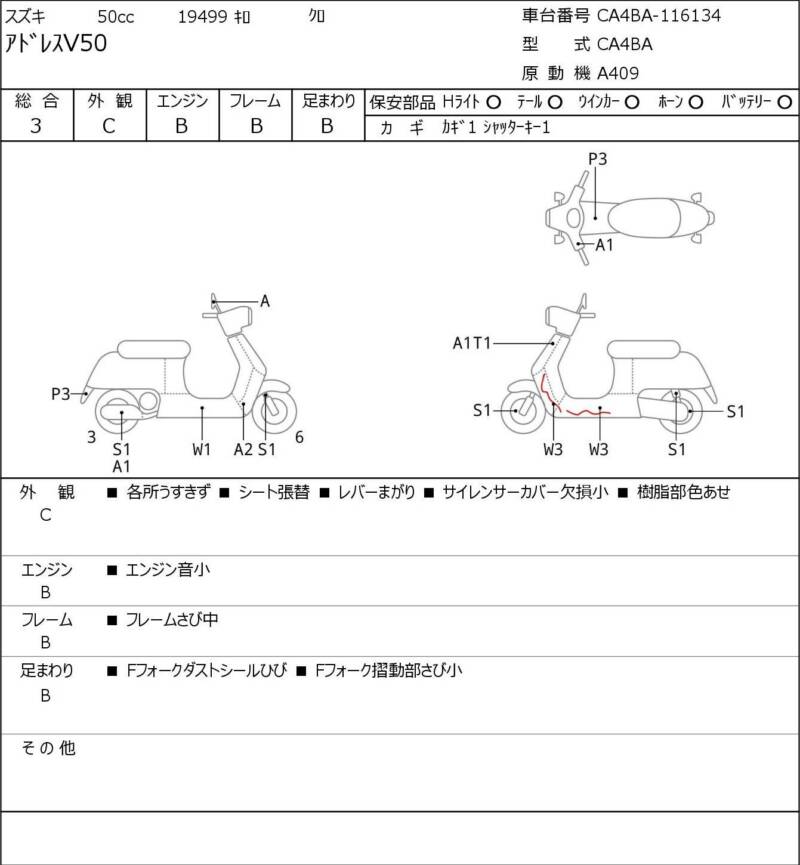 Карта повреждений