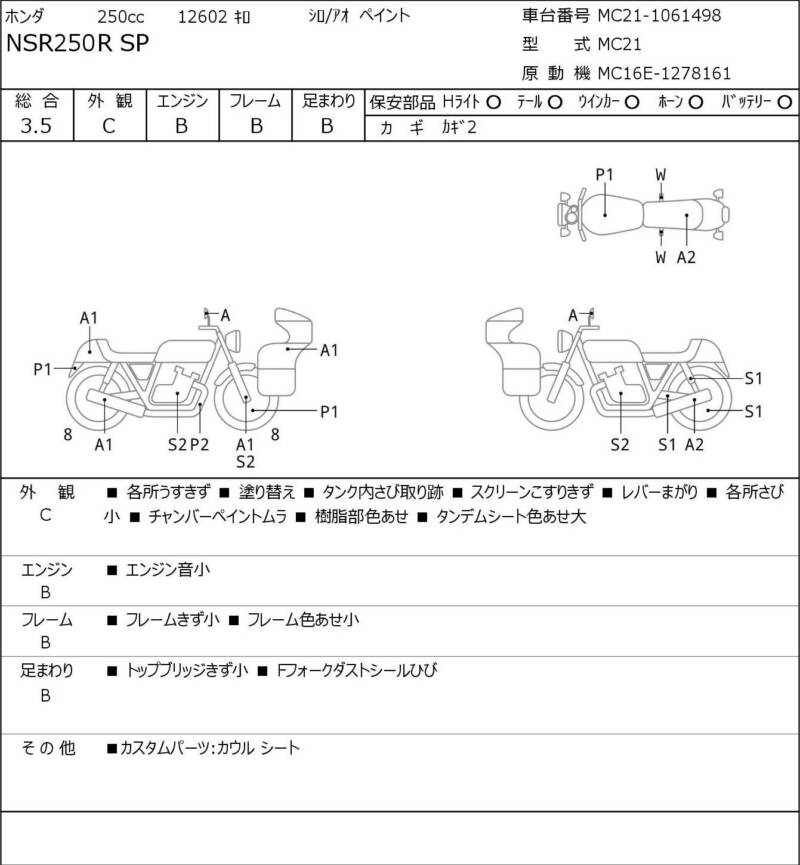 Карта повреждений