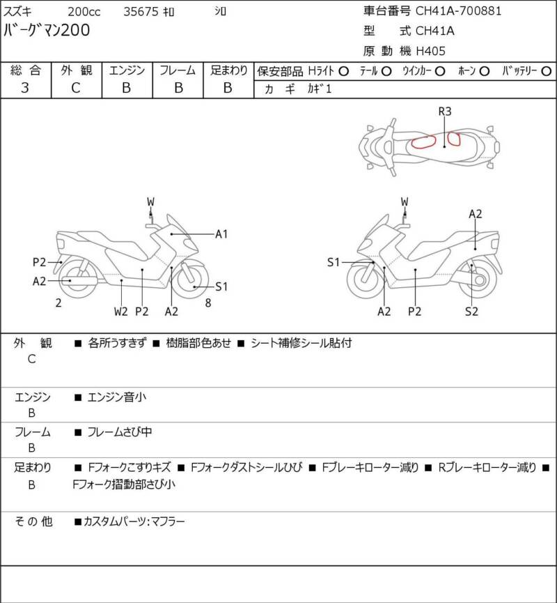 Карта повреждений