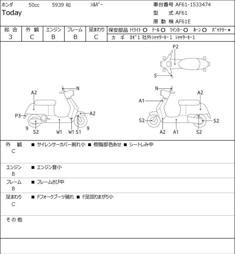 Карта повреждений