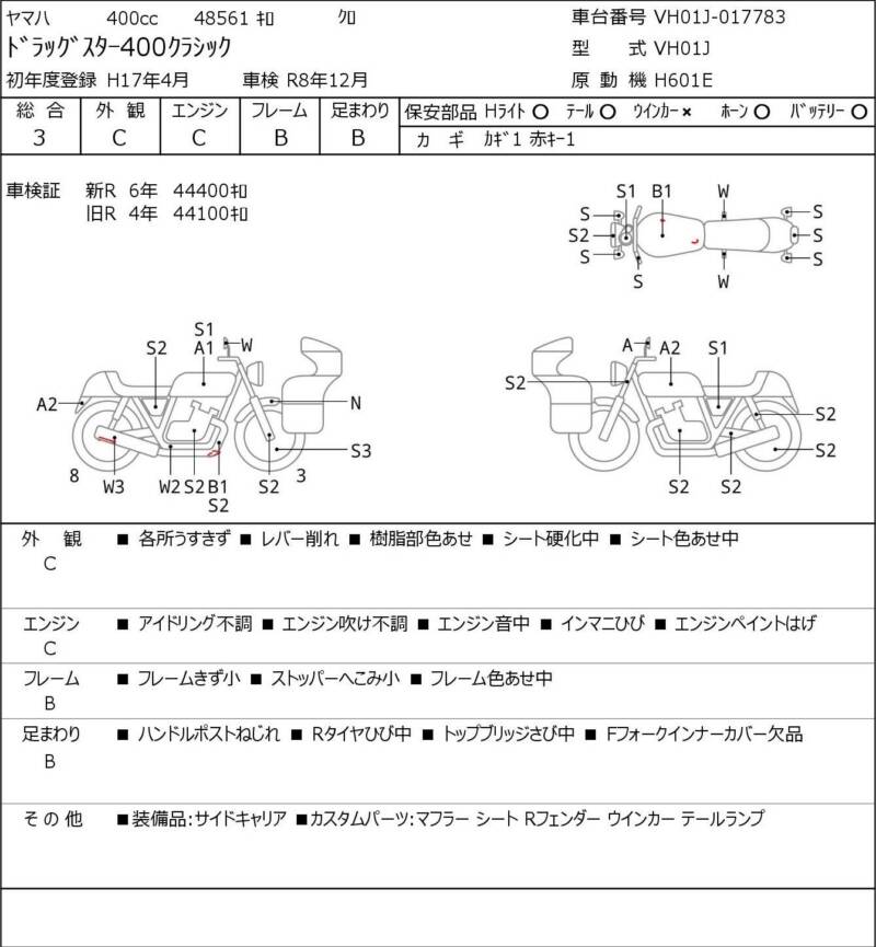 Карта повреждений