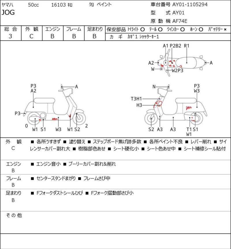 Карта повреждений