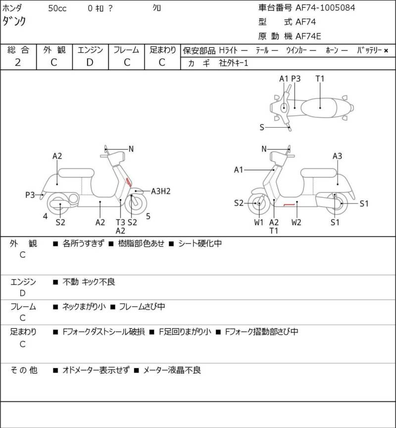 Карта повреждений