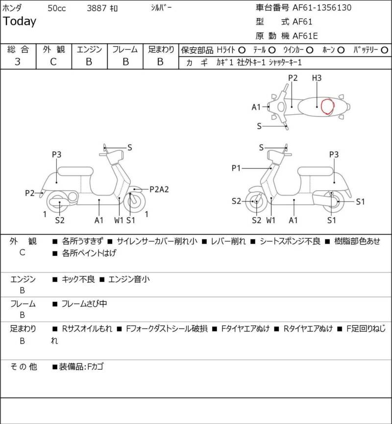Карта повреждений