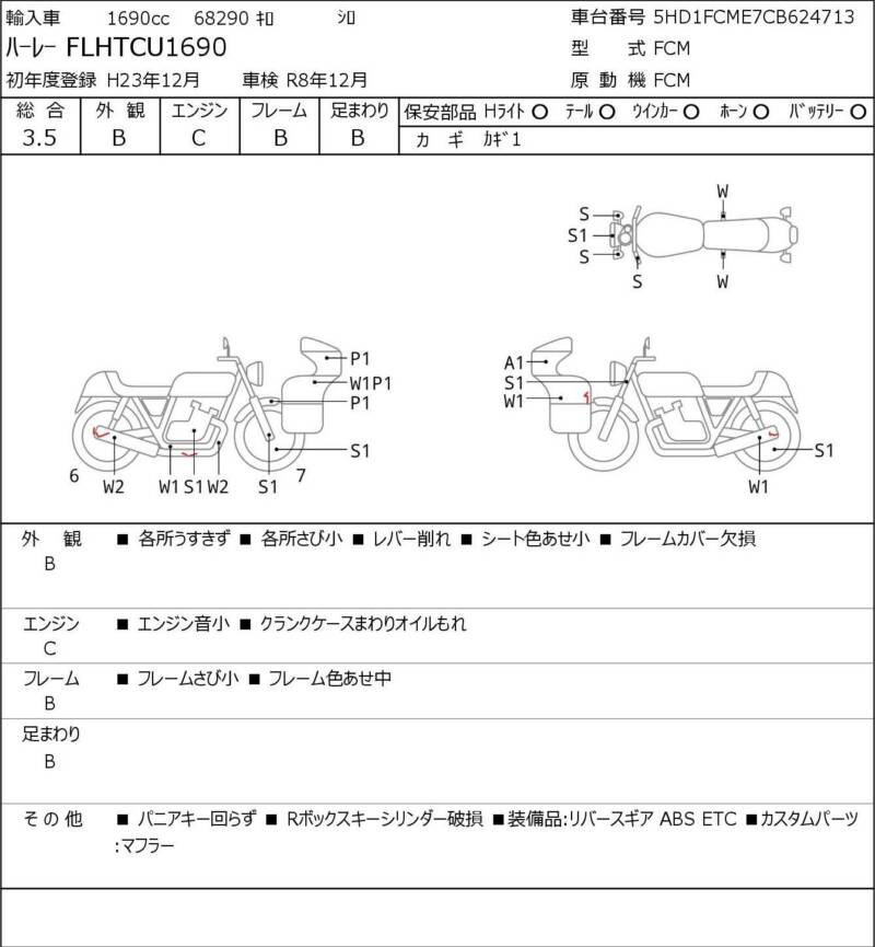 Карта повреждений