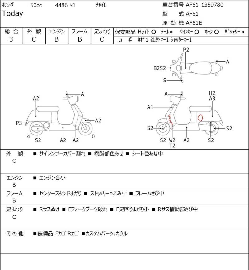 Карта повреждений