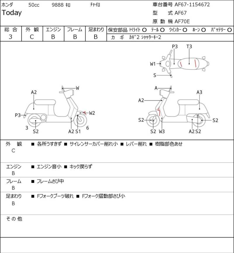Карта повреждений