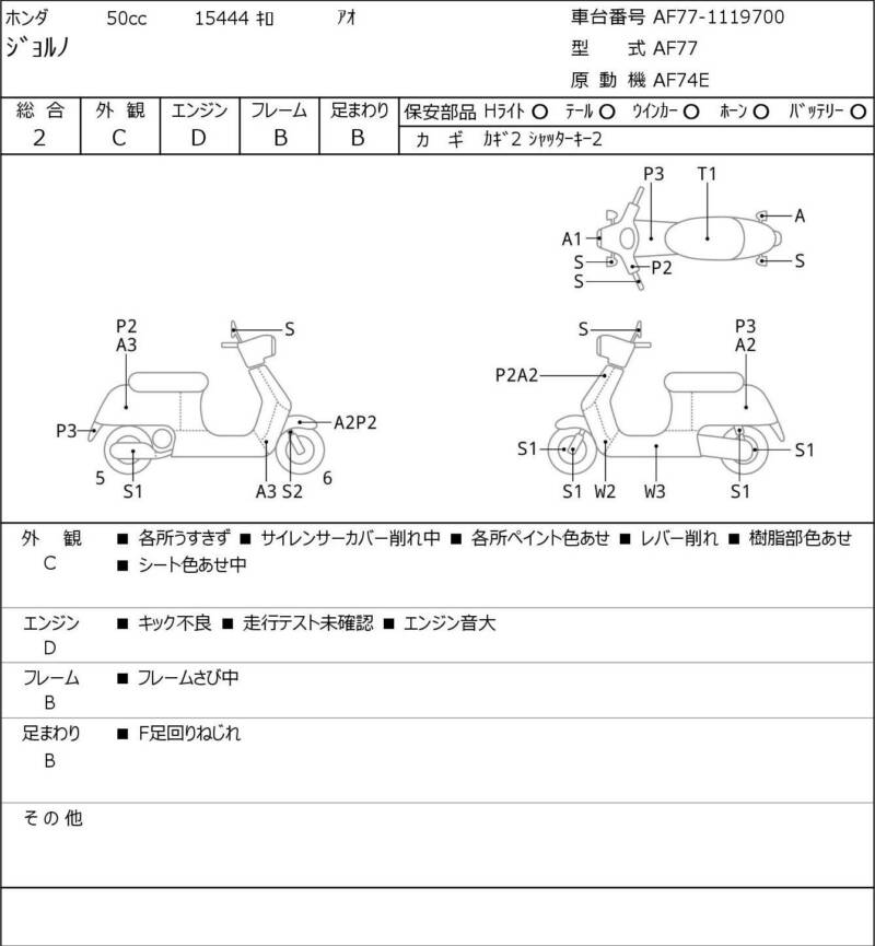 Карта повреждений